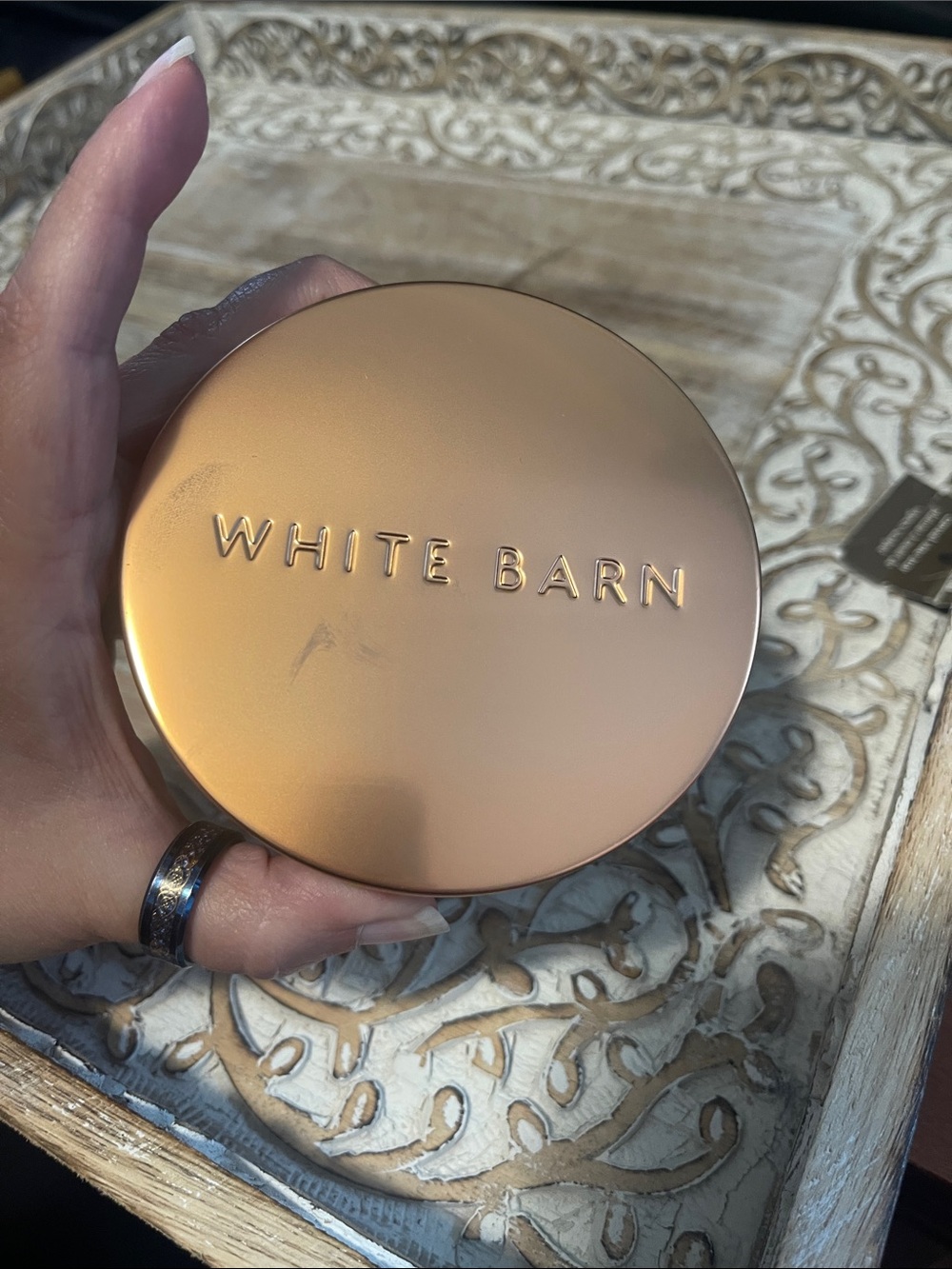 White Barn Freshly Brewed Coffee Soy Wax Candle - Brown - Picture 4 of 4